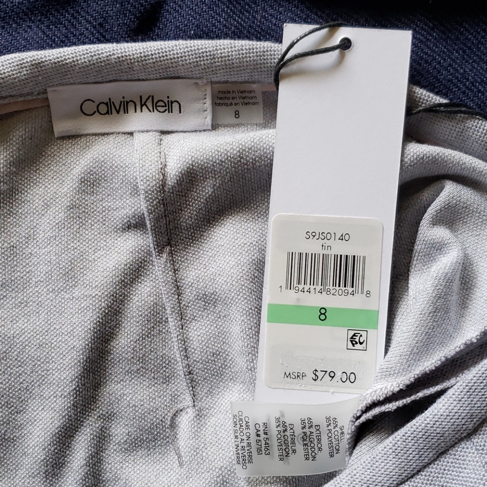 Calvin Klein Gray Cotton Skirts - Picture 3 of 6